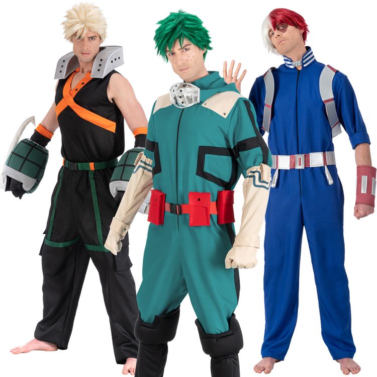 My Hero Academia Kostüm Shoto Todoroki für Herren My Hero Academia Kostüm Shoto Todoroki für Herren Gr. S-L blau Manga Anime Filmheld Serienheld Comic Fasching Karnevak Mottoparty Gruppenkostüm Cosplay