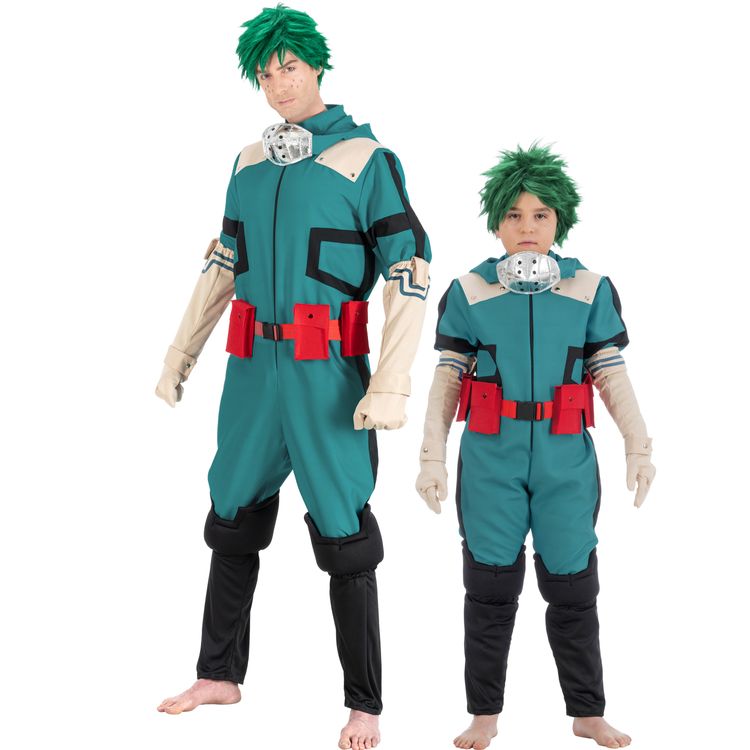 My Hero Academia Kostüm Izuku Midoriya für Herren My Hero Academia Kostüm Izuku Midoriya für Herren Gr. S-L grün Manga Anime Filmheld Serienheld Comic Fasching Karneval Mottoparty Gruppenkostüm Cosplay