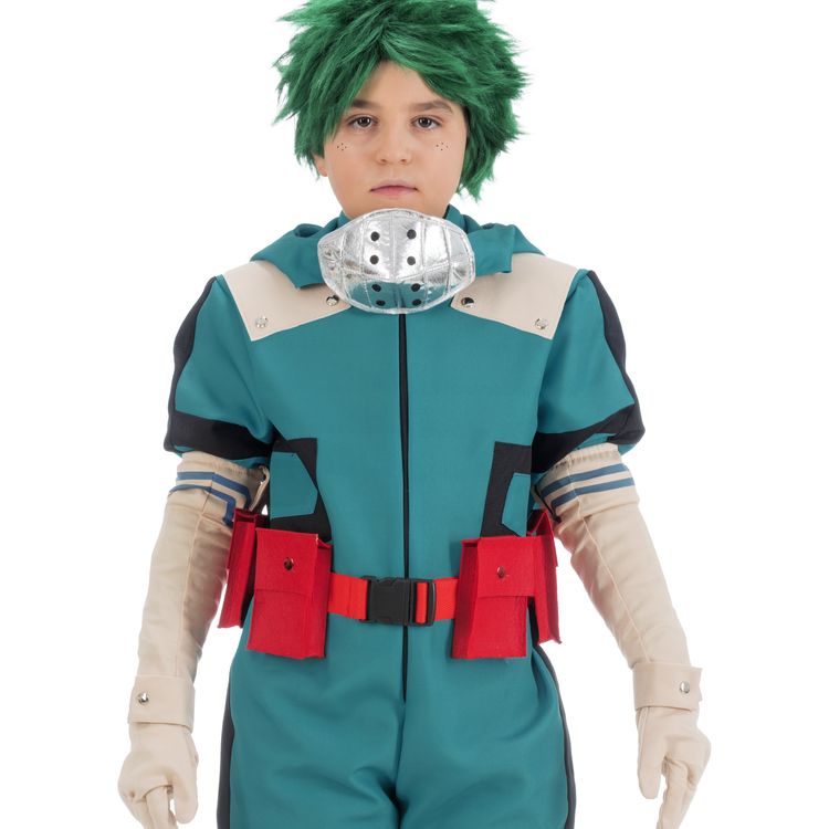 My Hero Academia Kostüm Izuku Midoriya für Kinder My Hero Academia Kostüm Izuku Midoriya für Kinder Gr. 128-152 grün Manga Anime Filmheld Serienheld Comic Fasching Karneval Mottoparty Gruppenkostüm Kinderfasching Cosplay