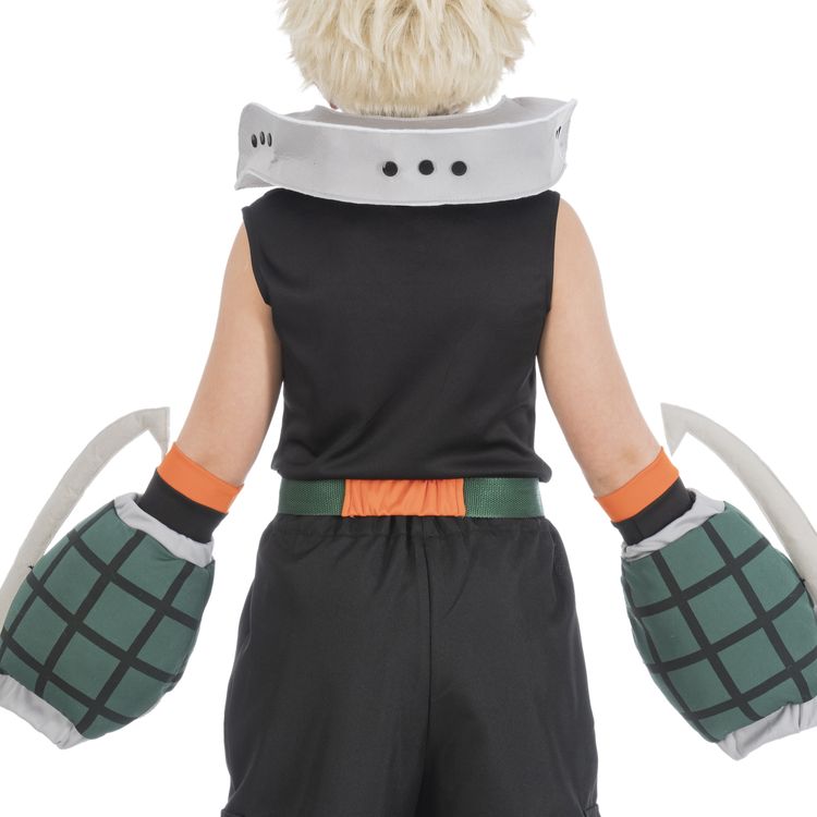My Hero Academia Kostüm Katsuki Bakugo für Kinder Gr. 128-152 schwarz Manga Anime Filmheld Serienheld Comic Fasching Karneval Mottoparty Gruppenkostüm Kinderfasching Cosplay