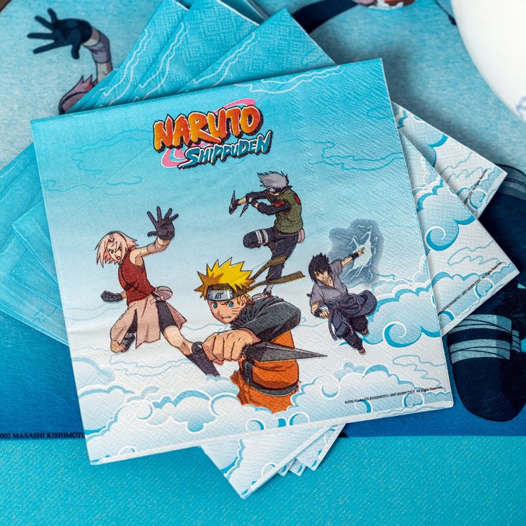 Naruto Shippuden Party-Set Kindergeburtstag 38-tlg. Party-Deko Naruto Shippuden Party-Set Kindergeburtstag 38-tlg. Party-Deko Tischdeko Deko Dekoration Kindergeburtstag Geburtstag Manga Anime Comic Filmheld Party-Geschirr