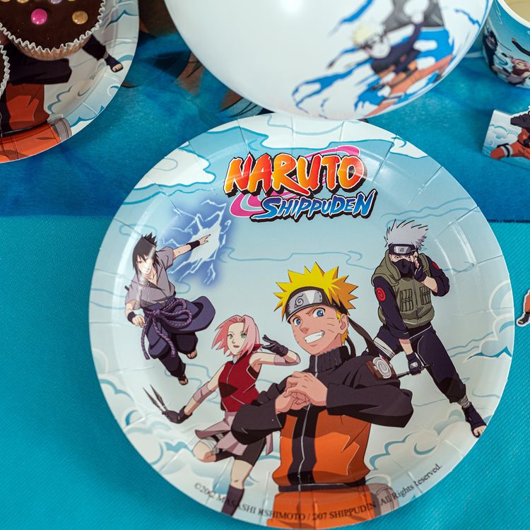Naruto Shippuden Party-Set Kindergeburtstag 38-tlg. Party-Deko Naruto Shippuden Party-Set Kindergeburtstag 38-tlg. Party-Deko Tischdeko Deko Dekoration Kindergeburtstag Geburtstag Manga Anime Comic Filmheld Party-Geschirr