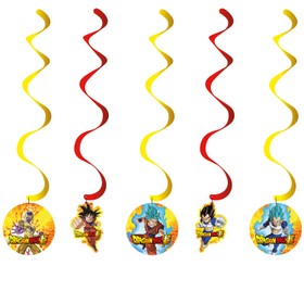 XXL Dragon Ball Party-Set Kindergeburtstag 73-tlg. Party-Deko Tischdeko Deko Dekoration Kindergeburtstag Geburtstag Manga Anime Comic Filmheld Party-Geschirr