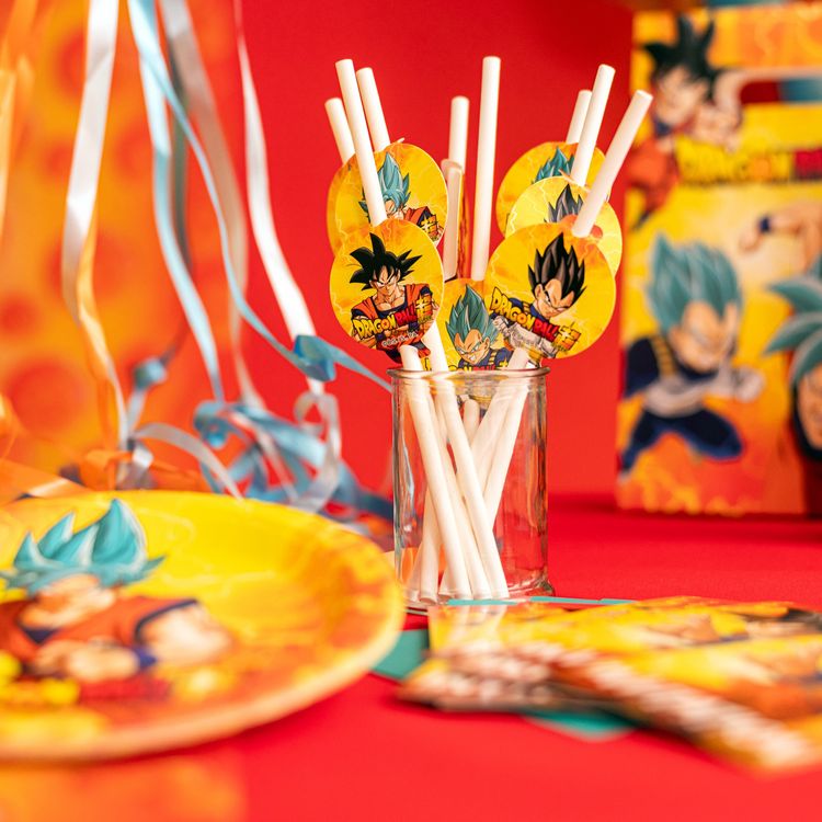XXL Dragon Ball Party-Set Kindergeburtstag 73-tlg. Party-Deko XXL Dragon Ball Party-Set Kindergeburtstag 73-tlg. Party-Deko Tischdeko Deko Dekoration Kindergeburtstag Geburtstag Manga Anime Comic Filmheld Party-Geschirr
