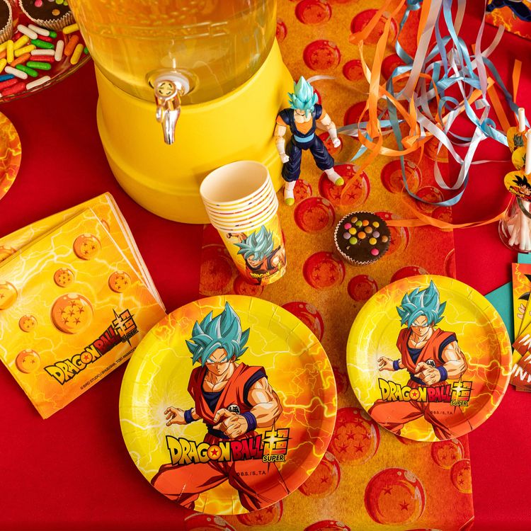 XXL Dragon Ball Party-Set Kindergeburtstag 73-tlg. Party-Deko XXL Dragon Ball Party-Set Kindergeburtstag 73-tlg. Party-Deko Tischdeko Deko Dekoration Kindergeburtstag Geburtstag Manga Anime Comic Filmheld Party-Geschirr