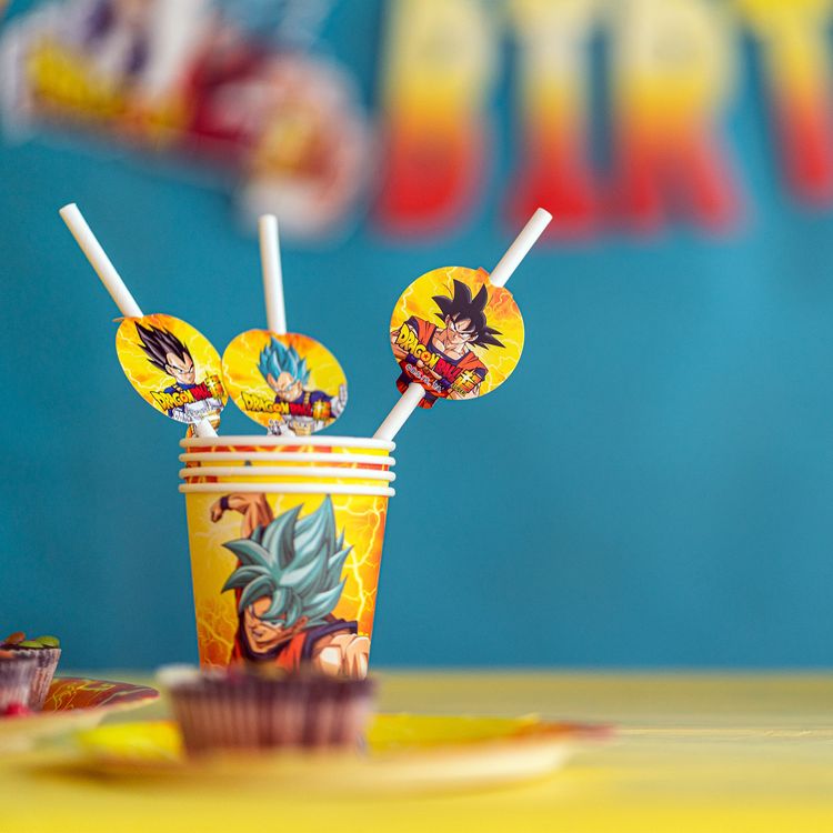 XXL Dragon Ball Party-Set Kindergeburtstag 73-tlg. Party-Deko XXL Dragon Ball Party-Set Kindergeburtstag 73-tlg. Party-Deko Tischdeko Deko Dekoration Kindergeburtstag Geburtstag Manga Anime Comic Filmheld Party-Geschirr