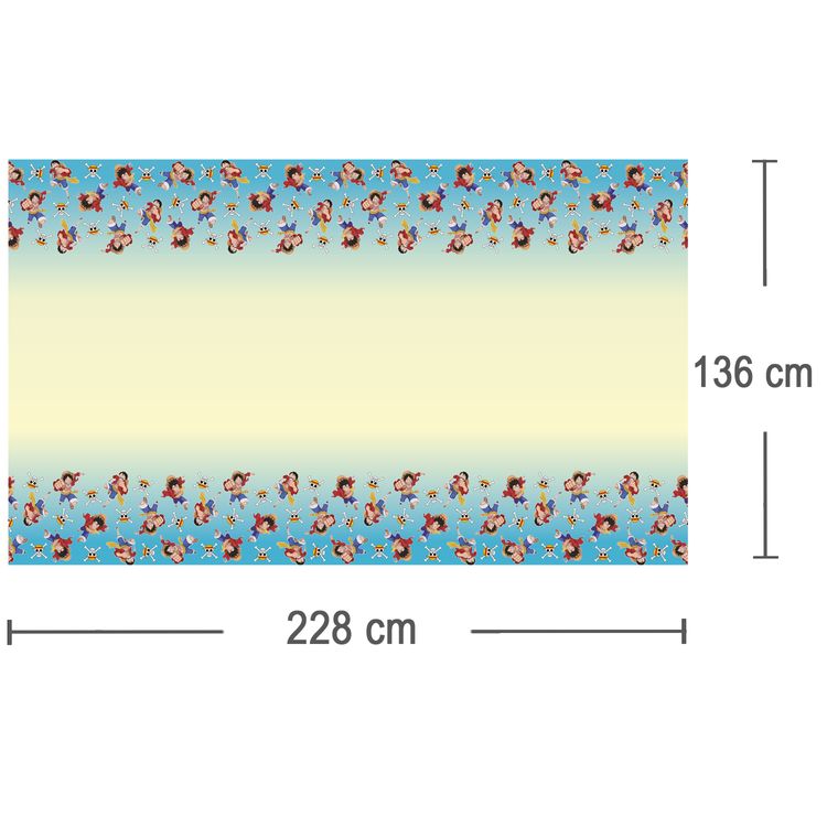 One Piece Party-Set Kindergeburtstag 38-tlg. Party-Deko Tischdeko Deko Dekoration Kindergeburtstag Geburtstag Manga Anime Comic Filmheld Party-Geschirr Pirat Piraten