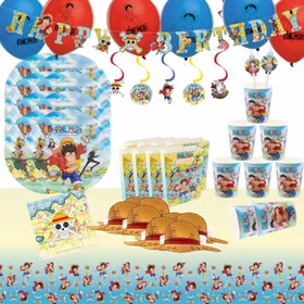 XXL One Piece Party-Set Kindergeburtstag 73-tlg. Party-Deko Tischdeko Deko Dekoration Kindergeburtstag Geburtstag Manga Anime Comic Filmheld Party-Geschirr XXL One Piece Party-Set Kindergeburtstag 73-tlg. Party-Deko Tischdeko Deko Dekoration Kindergeburtstag Geburtstag Manga Anime Comic Filmheld Party-Geschirr