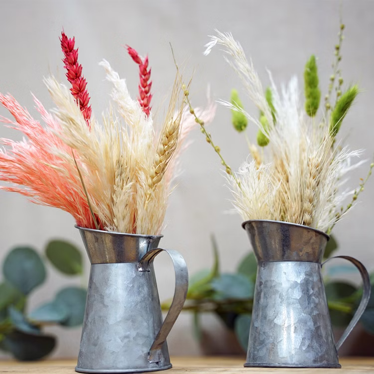 Deko Kanne Zink-Optik 7 x 10 cm Tisch-Deko Vase Kerzenhalter Milchtopf DIY Tisch-Deko Hochzeit Geburtstag Party-Deko Dekoration Deko Kanne Zink-Optik 7 x 10 cm Tisch-Deko Vase Kerzenhalter Milchtopf DIY Tisch-Deko Hochzeit Geburtstag Party-Deko Dekoration