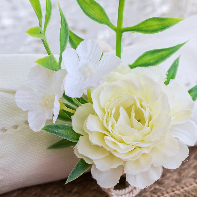 Blumen Serviettenring weiße Rose Ø 5 cm Tisch-Deko Hochzeit Blumen-Deko Geburtstag Sommerfest Dekoration Servietten gedeckter Tisch Blumen Serviettenring weiße Rose Ø 5 cm Tisch-Deko Hochzeit Blumen-Deko Geburtstag Sommerfest Dekoration Servietten gedeckter Tisch