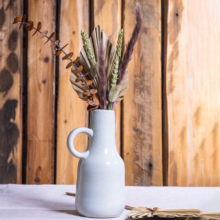 Trockenblumen kleiner Strauß Goldene Stunde 30 cm lang Herbst Deko Tisch-Deko Hochzeit Geburtstag Herbst-Deko DIY Basteln Dekoration
