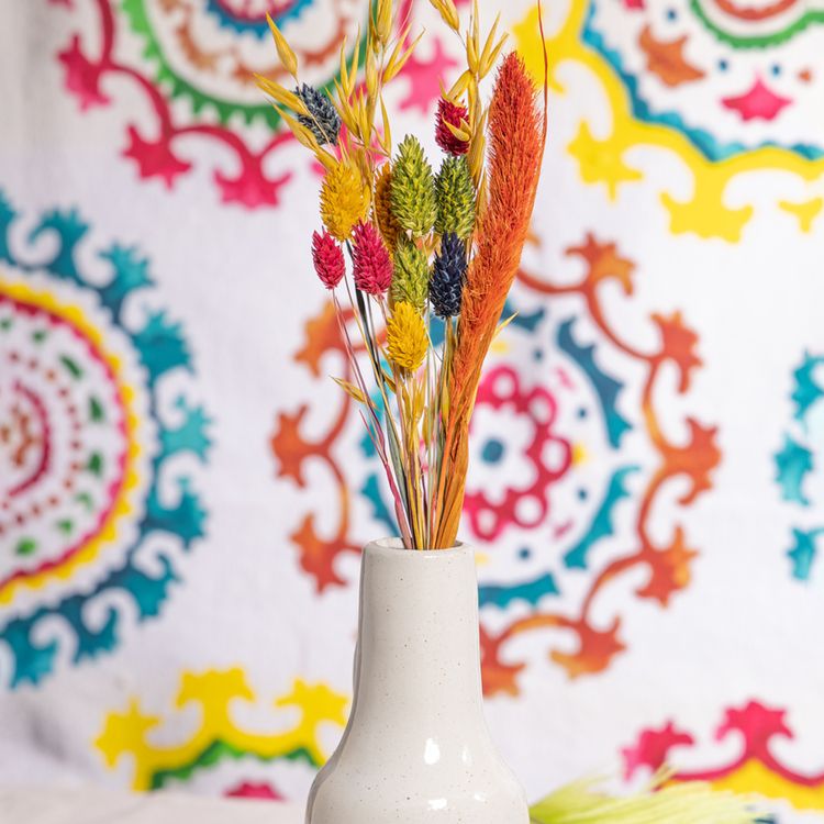 Blumenstrauß getrocknet 28 cm Trockenfloristik Herbst Getreide bunt Deko Basteln Blumenstrauß getrocknet 28 cm Trockenfloristik Herbst Getreide bunt Deko Basteln Hochzeit Geburtstag Garten-Party Blumen Herbst-Deko Dekoration