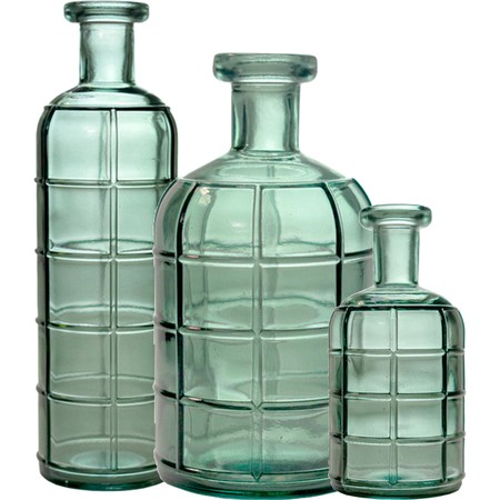 Vase Nova 0,6 Liter 19 Tisch-Deko Blumenvase Hochzeit cm 9 Deko-Vase Vintage x