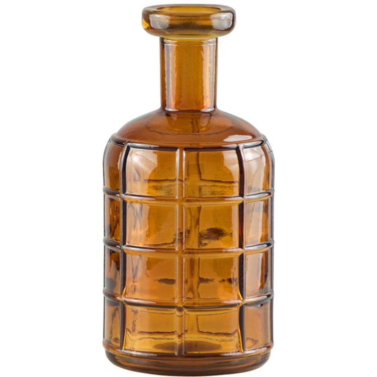 Vase Nova Ozeangrün Bernsteingelb 0,6 Liter 9 x 19 cm Blumenvase Deko-Vase Tisch-Deko Hochzeit Geburtstag Vintage Wohn-Deko Dekoration Wohn-Accessoires