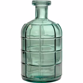 Vase Luca Ozeangrün 2,7 Liter 14 x 28 cm Blumenvase Deko-Vase Tisch-Deko Hochzeit Geburtstag Vintage Wohn-Deko Dekoration Wohn-Accessoires 