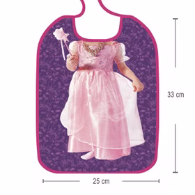 Baby Lätzchen Kleine Prinzessin zum Binden Geschenkidee hautfreundlich 33 x 25 cm 1. Geburtstag 