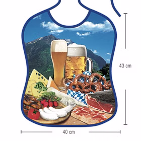 Erwachsenen Latz zünftige Brotzeit Partygag Geburtstag Geschenk JGA Herren Geschenkidee Vatertag 
