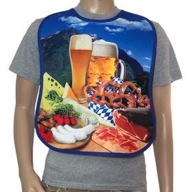 Erwachsenen Latz zünftige Brotzeit Partygag Geburtstag Geschenk JGA Herren Geschenkidee Vatertag 