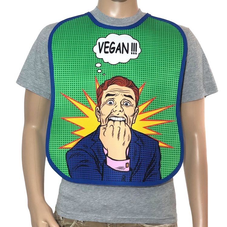 Erwachsenen Latz Vegan Partygag Geburtstag Geschenk JGA Erwachsenen Latz Vegan Partygag Geburtstag Geschenk JGA Herren witzige Geschenkidee Vatertag