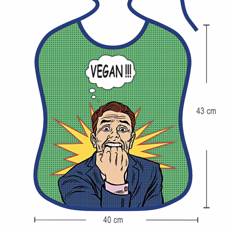 Erwachsenen Latz Vegan Partygag Geburtstag Geschenk JGA Herren witzige Geschenkidee Vatertag Erwachsenen Latz Vegan Partygag Geburtstag Geschenk JGA Herren witzige Geschenkidee Vatertag