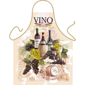 Grillschürze Vino Italia Schürze Wein aus Italien Geburtstag Geschenk Kochschürze