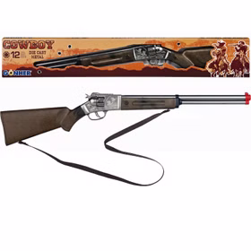 Cowboy Gewehr 76 cm lang Silberbüchse inkl. 144 Schuss-Munition Kostüm-Zubehör Kinder-Spielzeug Cowboy Wilder Westen Western Fasching Karneval Mottoparty Kinderfasching Cowboy Gewehr 76 cm lang Silberbüchse inkl. 144 Schuss-Munition Kostüm-Zubehör Kinder-Spielzeug Cowboy Wilder Westen Western Fasching Karneval Mottoparty Kinderfasching