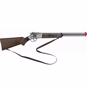 Cowboy Gewehr 76 cm lang Silberbüchse inkl. 144 Schuss-Munition Kostüm-Zubehör Kinder-Spielzeug Cowboy Wilder Westen Western Fasching Karneval Mottoparty Kinderfasching Cowboy Gewehr 76 cm lang Silberbüchse inkl. 144 Schuss-Munition Kostüm-Zubehör Kinder-Spielzeug Cowboy Wilder Westen Western Fasching Karneval Mottoparty Kinderfasching