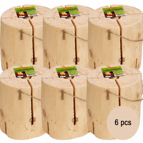 6x Schwedenfeuer 21 cm x 23 cm Brenndauer 120 min Holz Kamin Feuerschale Osterfeuer Winterfeuer Sommerfest Garten-Party 6x Schwedenfeuer 21 cm x 23 cm Brenndauer 120 min Holz Kamin Feuerschale Osterfeuer Winterfeuer Sommerfest Garten-Party