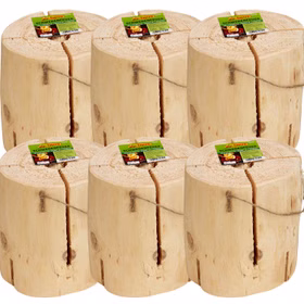 6x Schwedenfeuer 21 cm x 23 cm Brenndauer 120 min Holz Kamin Feuerschale Osterfeuer Winterfeuer Sommerfest Garten-Party 6x Schwedenfeuer 21 cm x 23 cm Brenndauer 120 min Holz Kamin Feuerschale Osterfeuer Winterfeuer Sommerfest Garten-Party