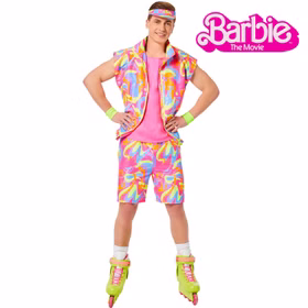 Ken Kostüm aus Barbie der Film Inliner-Ken für Herren Gr. M-XL rosa Barbie der Film Filmheld Fasching Karneval Mottoparty Paar- und Gruppenkostüm Ken Kostüm aus Barbie der Film Inliner-Ken für Herren Gr. M-XL rosa Barbie der Film Filmheld Fasching Karneval Mottoparty Paar- und Gruppenkostüm