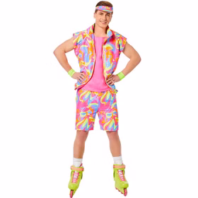 Ken Kostüm aus Barbie der Film Inliner-Ken für Herren Gr. M-XL rosa Barbie der Film Filmheld Fasching Karneval Mottoparty Paar- und Gruppenkostüm Ken Kostüm aus Barbie der Film Inliner-Ken für Herren Gr. M-XL rosa Barbie der Film Filmheld Fasching Karneval Mottoparty Paar- und Gruppenkostüm
