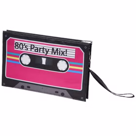 Handtasche Kassette 80's Party Mix Tasche 80er Kostüm-Zubehör für Damen Accessoire Clutch Fasching Karneval 80er Jahre Mottoparty Handtasche Kassette 80's Party Mix Tasche 80er Kostüm-Zubehör für Damen Accessoire Clutch Fasching Karneval 80er Jahre Mottoparty