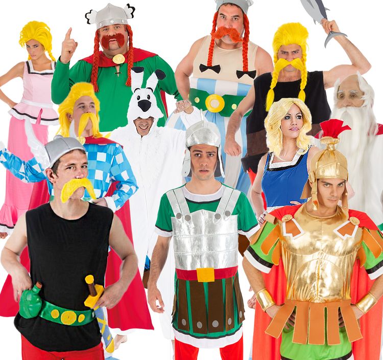 Centurio Kostüm Zenturio Claudius Bockschuss aus Asterix & Obelix für Herren Gr. M-XL mehrfarbig Original Lizenz Fasching Karneval Mottoparty Antike Comic Paar- und Gruppenkostüm 