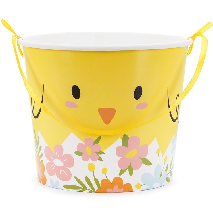 Ostereier suchen Süßigkeiten-Eimer 2 Stück Osterkorb 14 cm hoch für Kinder