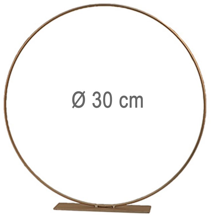 Deko-Ring mit Fuß Gold 30 cm 2 Stück Tisch-Deko Hochzeit Geburtstag Deko-Ring mit Fuß Gold 30 cm 2 Stück Tisch-Deko Hochzeit Geburtstag Deko für Trockenblumen Dekoration