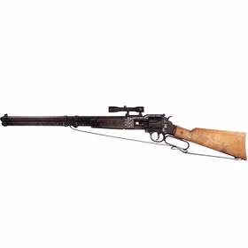 Cowboy Gewehr Utah 76 cm 12-Schuss Western-Gewehr Used-Look mit Zielfernrohr für Kinder und Erwachsene Kostüm-Zubehör Spielzeug-Waffe Accessoire Cowboy Gewehr Utah 76 cm 12-Schuss Western-Gewehr Used-Look mit Zielfernrohr für Kinder und Erwachsene Kostüm-Zubehör Spielzeug-Waffe Accessoire