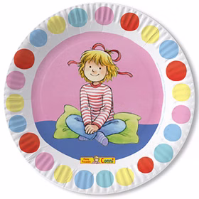 Meine Freundin Conni XXL Party-Set 77-tlg. für Kinder Tisch-Deko Party-Zubehör Party-Geschirr Kindergeburtstag Mottoparty