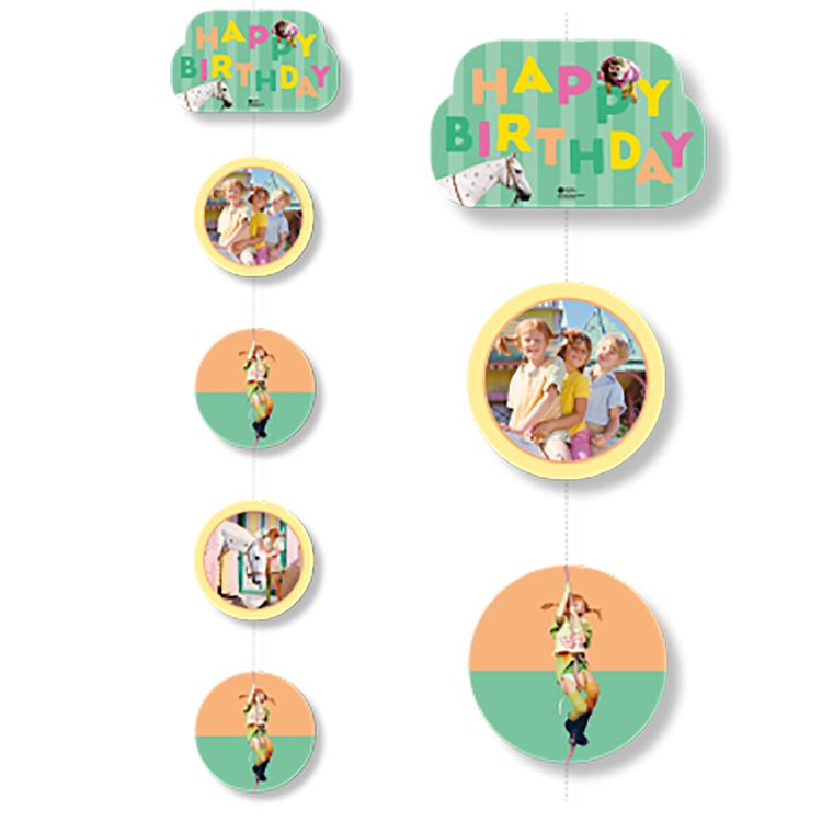 Pippi Langstrumpf XXL Party-Set 78-tlg. Tisch-Deko Pippi Langstrumpf XXL Party-Set 78-tlg. Tisch-Deko Party-Zubehör Party-Geschirr Kindergeburtstag Mottoparty