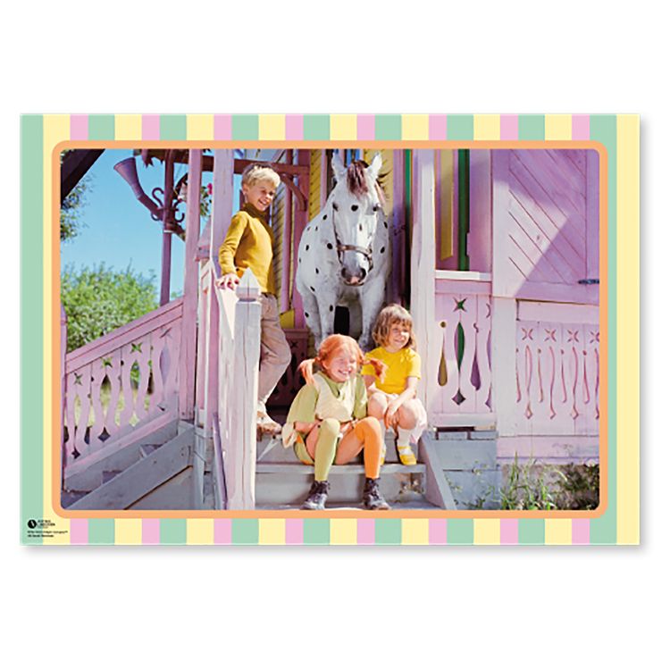 Pippi Langstrumpf XXL Party-Set 78-tlg. Tisch-Deko Pippi Langstrumpf XXL Party-Set 78-tlg. Tisch-Deko Party-Zubehör Party-Geschirr Kindergeburtstag Mottoparty