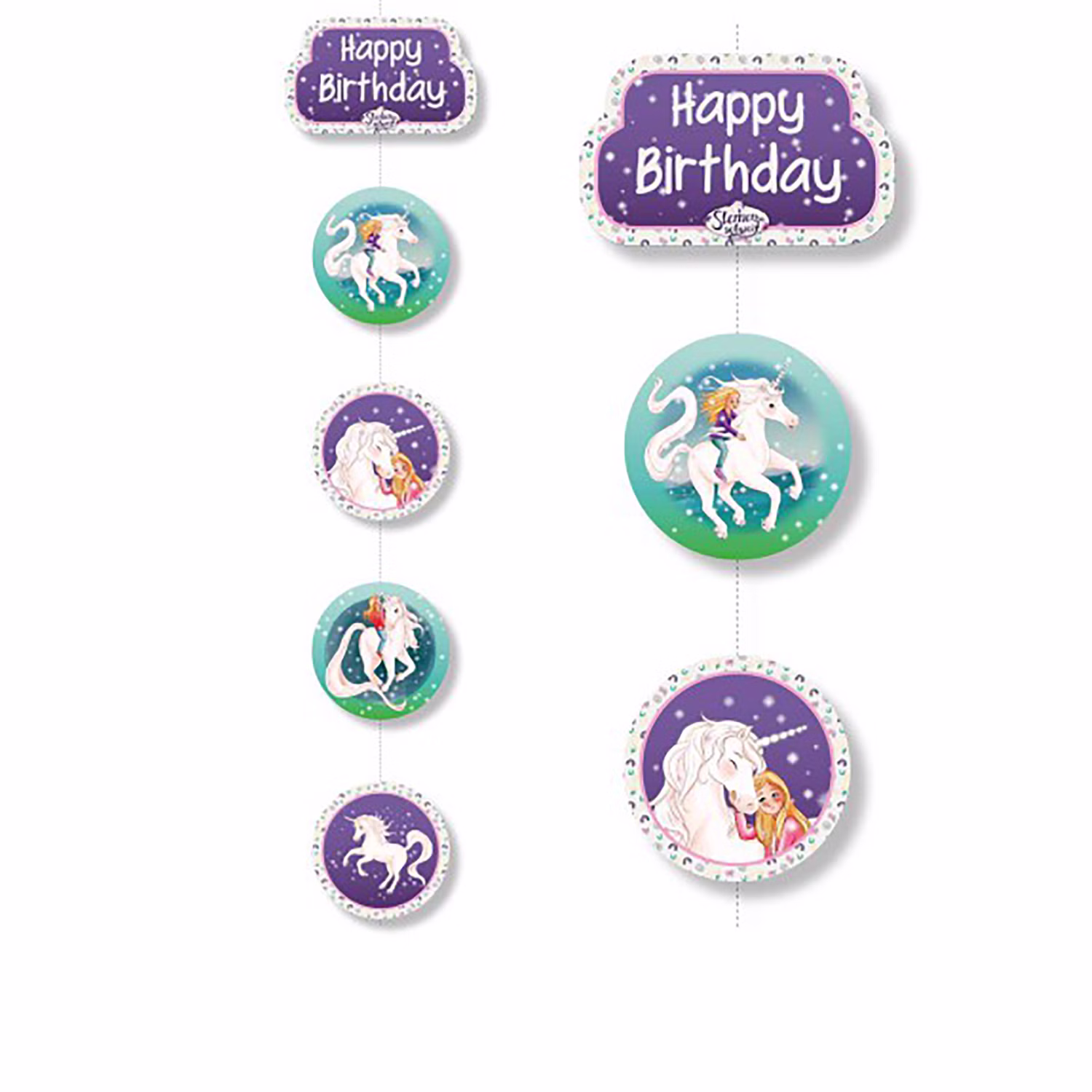Sternenschweif XXL Party-Set Einhorn 78-tlg. Tisch-Deko Party-Zubehör Einhorn Märchen Kindergeburtstag Geschirr-Dekoration Sternenschweif XXL Party-Set Einhorn 78-tlg. Tisch-Deko Party-Zubehör Einhorn Märchen Kindergeburtstag Geschirr-Dekoration