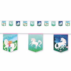 Sternenschweif XXL Party-Set Einhorn 78-tlg. Tisch-Deko Party-Zubehör Einhorn Märchen Kindergeburtstag Geschirr-Dekoration