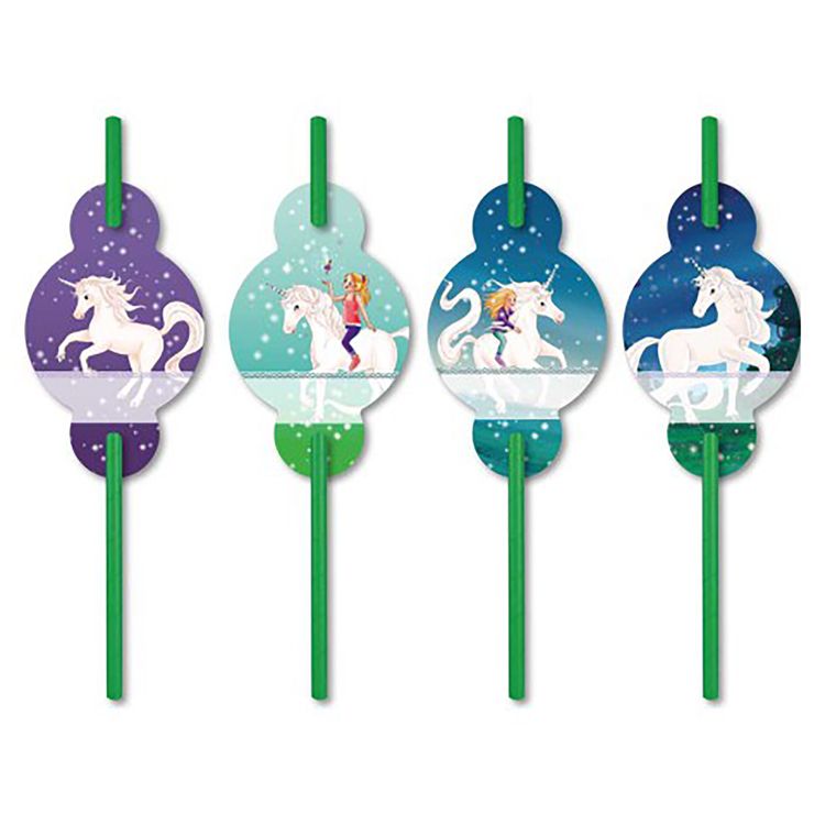 Sternenschweif XXL Party-Set Einhorn 78-tlg. Tisch-Deko Sternenschweif XXL Party-Set Einhorn 78-tlg. Tisch-Deko Party-Zubehör Einhorn Märchen Kindergeburtstag Geschirr-Dekoration