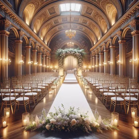 Weißer Teppich 1 x 15 m VIP Party-Zubehör weißer Läufer aus Vlies Hochzeit Deko-Zubehör Wedding Dekoration Hochzeit Brautpaar Trauung
