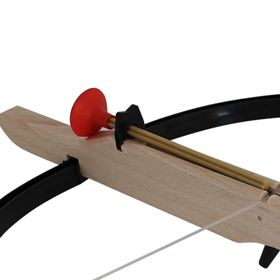 Armbrust aus Holz und 6 Sicherheitspfeile Spielzeug für Kinder Pfeil und Bogen Indianer Rollenspiel für Kinder hochwertiges Holzspielzeug made in Germany