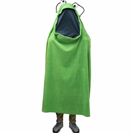 Monster Kostüm Geist Yoko Grün für Erwachsene Damen und Herren Paar- und Gruppenkostüm Fasching Karneval Mottoparty Halloween Grünes Monster Kostüm von Vorne