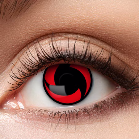 Manga Kontaktlinsen Rot Kakashi Mangekyou Sharingan weich 3 Monate haltbar Comic Cosplay Fasching Karneval Halloween Mottoparty Manga Kontaktlinsen Rot Kakashi Mangekyou Sharingan weich 3 Monate haltbar Comic Cosplay Fasching Karneval Halloween Mottoparty
