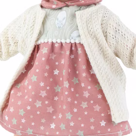 Puppe Leonie 40 cm mit langen Haaren Weichkörper für Kinder Spielzeug-Puppe Spielpuppe Spielwaren Geschenkidee Geburtstag