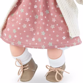 Puppe Leonie 40 cm mit langen Haaren Weichkörper für Kinder Spielzeug-Puppe Spielpuppe Spielwaren Geschenkidee Geburtstag
