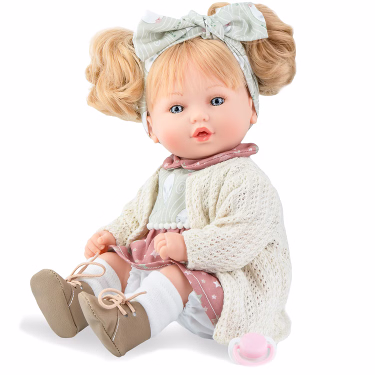Puppe Leonie 40 cm mit langen Haaren Weichkörper für Kinder Spielzeug-Puppe Spielpuppe Spielwaren Geschenkidee Geburtstag Puppe Leonie 40 cm mit langen Haaren Weichkörper für Kinder Spielzeug-Puppe Spielpuppe Spielwaren Geschenkidee Geburtstag