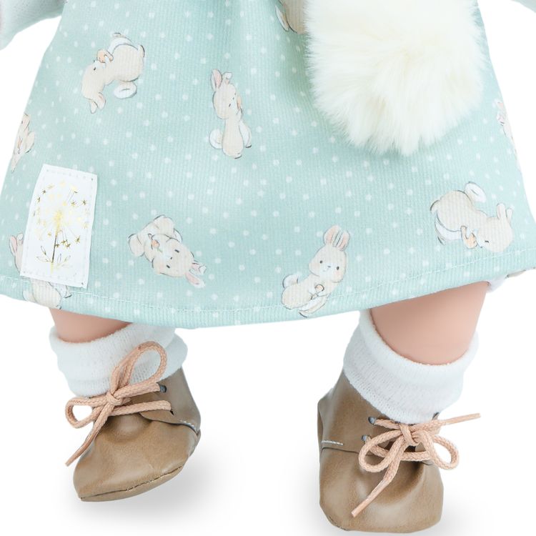 Puppe Leni 40 cm mit langen Haaren & Schnuller Weichkörper für Kinder Puppe Leni 40 cm mit langen Haaren & Schnuller Weichkörper für Kinder Spielzeug-Puppe Spielpuppe Spielwaren Geschenkidee Geburtstag Ostern